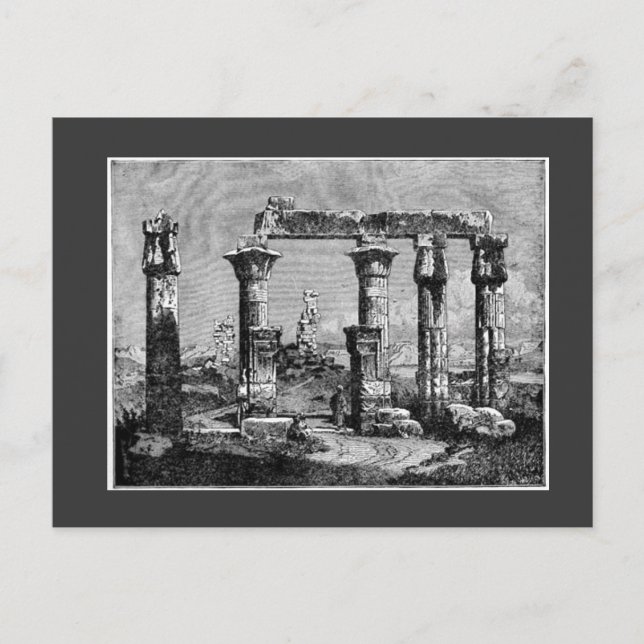 Ägyptischer Tempel Postcard Postkarte (Vorderseite)