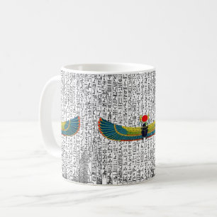 Ägyptischer Winged Scarab Mouse Pad Kaffeetasse