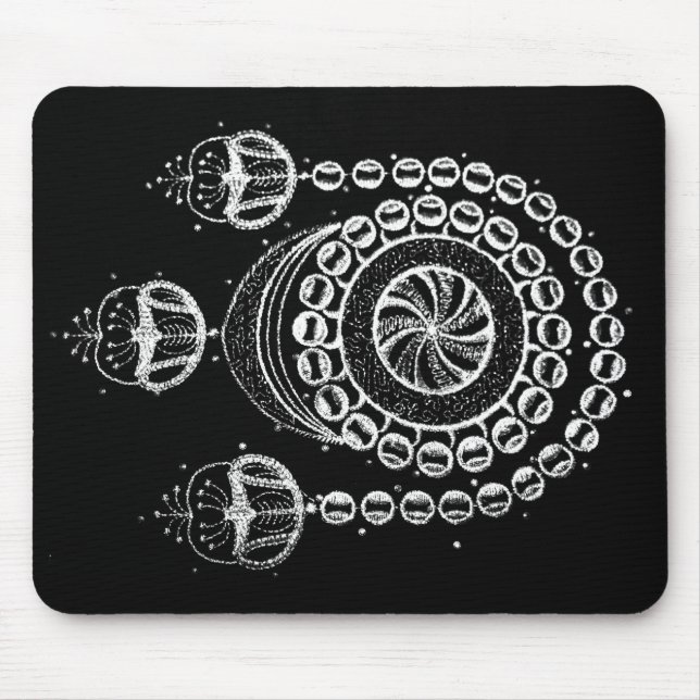 Ägyptisches Abaya-Muster Mousepad (Vorne)