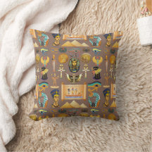 Ägyptisches altes Hieroglyphisches Muster