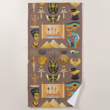 Ägyptisches altes Hieroglyphisches Muster