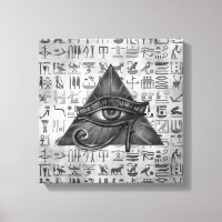 Ägyptisches Auge des Horus - digitale Kunst des Wa
