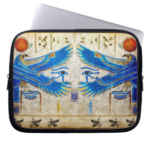 Ägyptisches Auge des Horus IV Art Laptop-Sieb Laptopschutzhülle