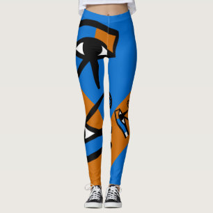 Ägyptisches Auge des Horus  Moderne Coole Hierogly Leggings