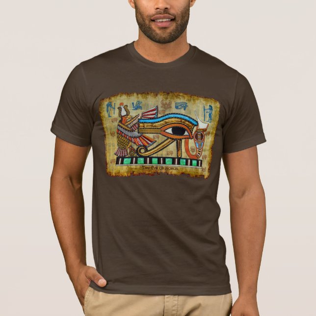 Ägyptisches Auge des Horus Shirt des antiken Kunst (Vorderseite)