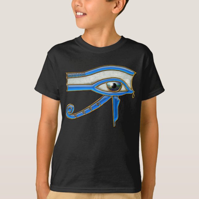 Ägyptisches Auge des Horus Shirt des antiken Kunst (Vorderseite)