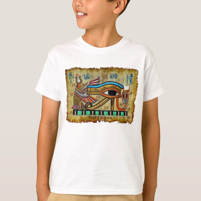 Ägyptisches Auge des Horus T - Shirt des antiken K (Vorderseite)