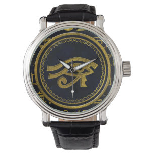 Ägyptisches Auge des Horus - Wadjet Armbanduhr