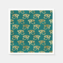 Ägyptisches Auge des Horusmusters Serviette