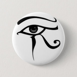 Ägyptisches Auge von Horus Button