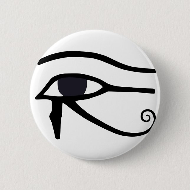 ÄGYPTISCHES AUGE VON HORUS BUTTON (Vorderseite)