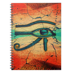 Ägyptisches Auge von Horus - Ra Notizblock