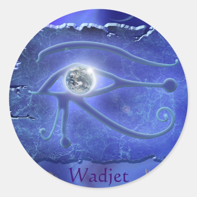 Ägyptisches AUGE VON HORUS, WADJET Stickers (Vorderseite)