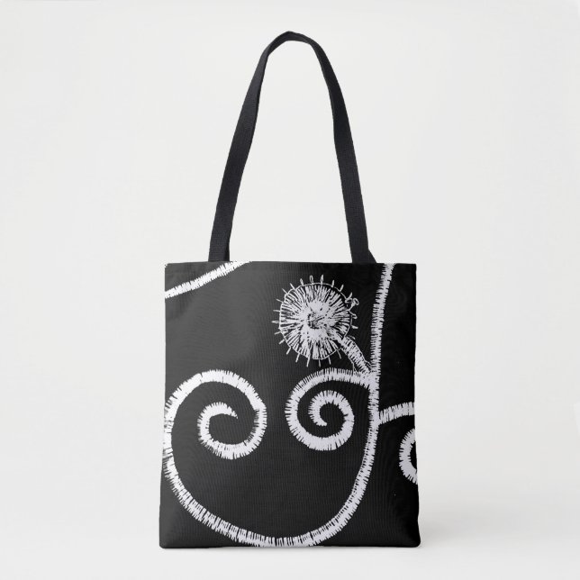 Ägyptisches Blumendesign Tasche (Vorderseite)