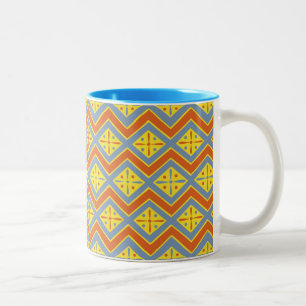 Ägyptisches Design #11 bei Emporio Moffa Zweifarbige Tasse