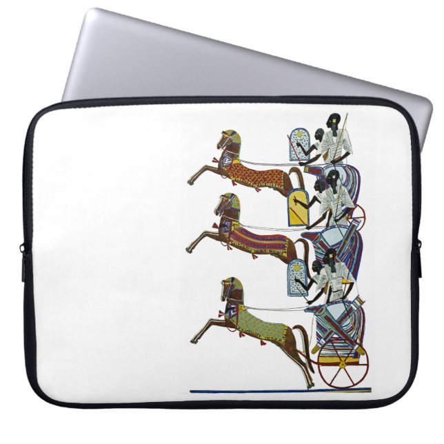Ägyptisches Design #2 in Emporio Moffa Laptopschutzhülle (Vorderseite)