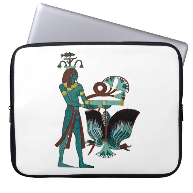 Ägyptisches Design #5 in Emporio Moffa Laptopschutzhülle (Vorderseite)