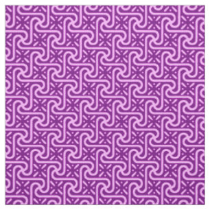 Ägyptisches Fliesenmuster, Amethyst und Orchidee Stoff