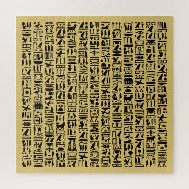 Ägyptisches Hieroglyph Jigsaw Puzzle (Vertikal)