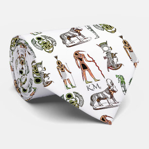 Ägyptisches Hieroglyphen-Krawatte einzigartiges Ge Krawatte