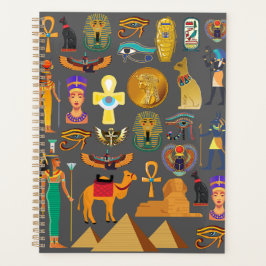 Ägyptisches Hieroglyphensymbol Muster Pharao Planer