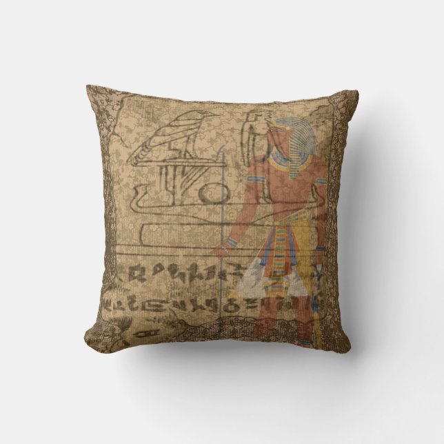 Ägyptisches hieroglyphisches kissen (Vorderseite)