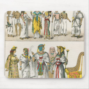 Ägyptisches Kleid, von 'Trachten der Voelker Mousepad