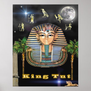 Ägyptisches König tut Poster
