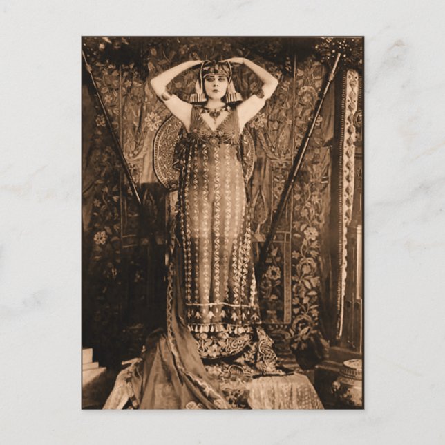 Ägyptisches Kostüm Postkarte (Vorderseite)