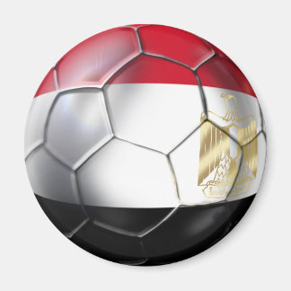 Ägyptisches limitiertes Fußballspiel Gold Wappen Magnet