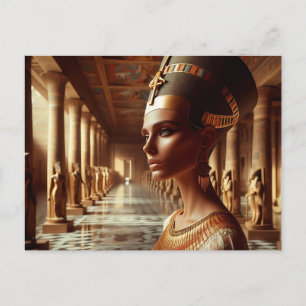 Ägyptisches Nefertari-Artefakt: Antike Zivilisatio Postkarte