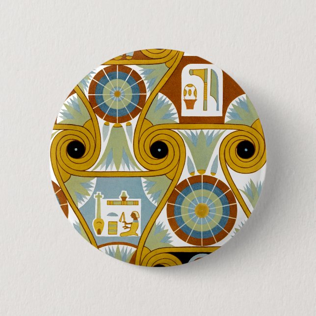 Ägyptisches Ornamnet #1 in Emporio Moffa Button (Vorderseite)