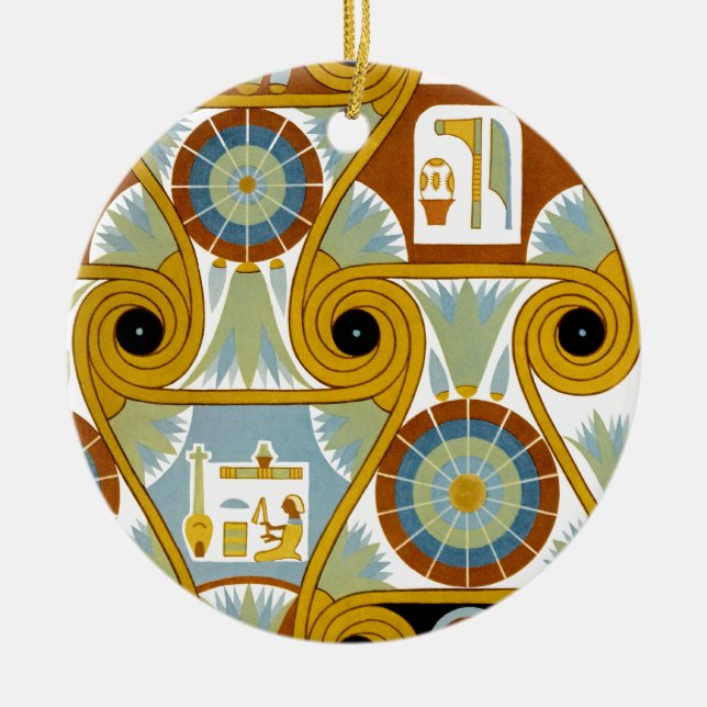 Ägyptisches Ornamnet #1 in Emporio Moffa Keramikornament (Vorne)