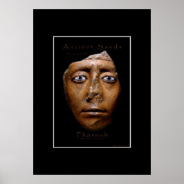 Ägyptisches Pharao-Gesicht-Art-Poster Poster