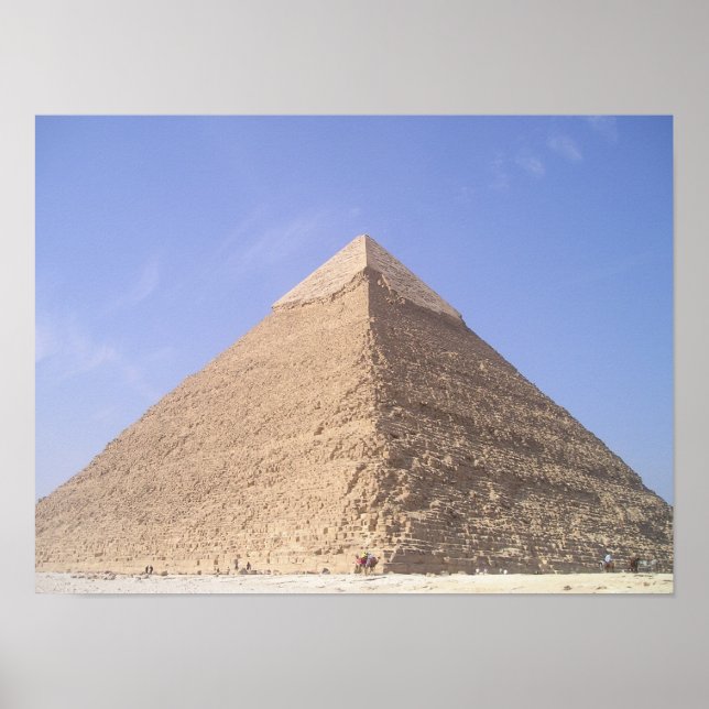 Ägyptisches-Pyramide-Plakat Poster (Vorne)