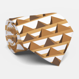 Ägyptisches Pyramidenmuster Krawatte