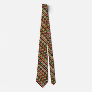Ägyptisches Rotgrünes Pfeilmuster Unisex Necktie Krawatte