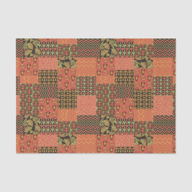 Ägyptisches Stammes- Seidenpapier (Vorderseite)