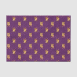 Ägyptisches Tuchpapier für lila und goldenes Tuch Seidenpapier