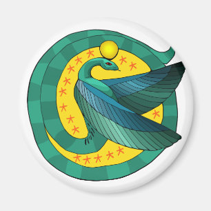 Ägyptisches Winged Serpent Magnet