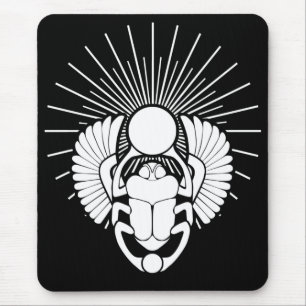 Ägyptisches Winged-Skarabäus-Symbol Mousepad