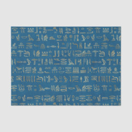 Ägyptisches Zettelpapier für blaue und goldene ägy Seidenpapier
