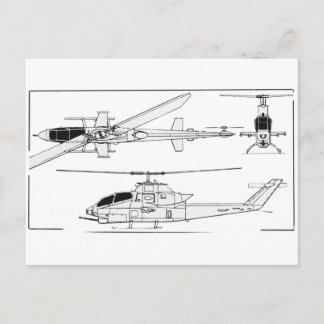 AH1 Blueprint Postkarte