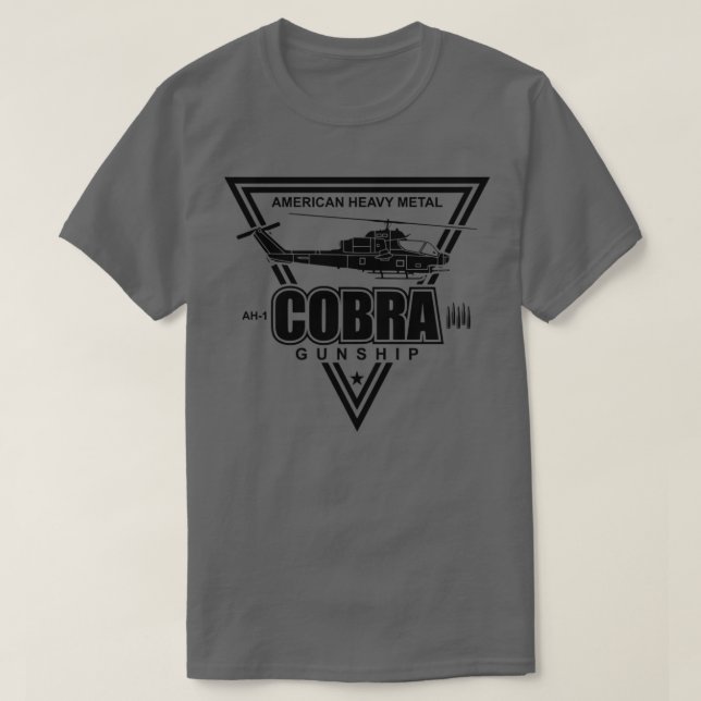 AH1 Cobra Gunship  T-Shirt (Design vorne)