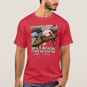 AH64 Apache-Angriffshubschrauber T-Shirt