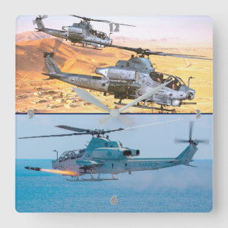 AH-1Z VIPER QUADRATISCHE WANDUHR