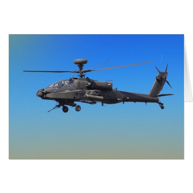 AH-64 Apache Hubschrauber (Vorderseite (Horizontal))