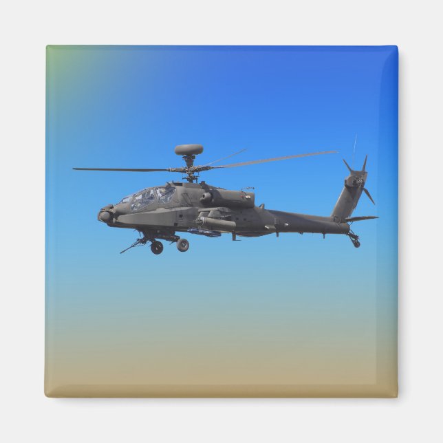 AH-64 Apache-Hubschrauber Magnet (Vorne)