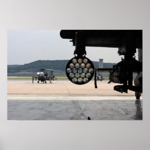 AH-64 Apache-Hubschrauber Poster