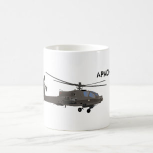 AH-64 Apache Hubschrauber-Tasse Kaffeetasse